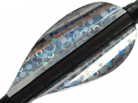 Kurly Vanes Holographic Silver Bubbles